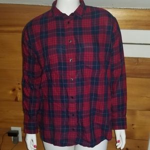 Madewell Edina Plaid Oversized Boyshirt